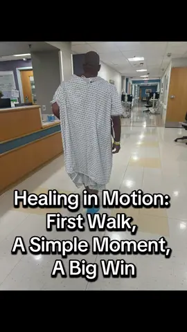 First steps in my recovery journey, every step forward counts.  #RecoveryJourney #RoadToRecovery #StrongerEveryDay #dominicandominator @Generation Iron 