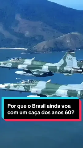 Por que o Brasil ainda voa com um caça dos anos 60? O F-5! #f5m #cacaf5 #aviao #fab #aviacao 