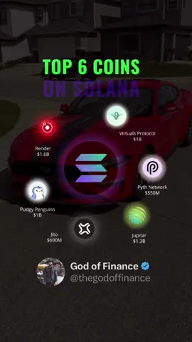 Top 6 Coins on Solana. #solana #crypto #sol #cryptocurrency #solanablockchain 