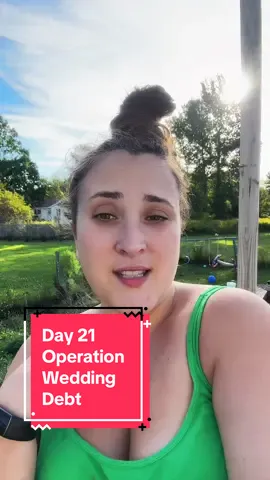 Looking like a bridge troll this afternoon 🤪. #operationweddingdebt #debt #debtfreejourney #cash #cash 