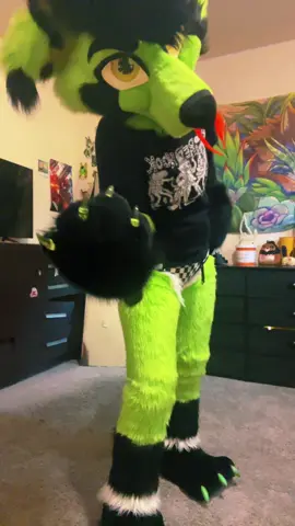 Bold is not my specialty  - - - - - - - #trend #twitch #fursuit #furry #fyp 