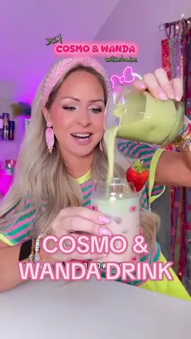 You HAVE to try my Cosmo & Wanda Protein Milkshake 🍓💚 The KEY is @Nurri’s Strawberry Milkshake (I find them at @Walmart) with homemade matcha cold foam 🤤 The yummiest way to get 30grams of protein plus 10 vitamins & minerals 👏🏼 #nurripartner #drinknurri #nurrishbetter #walmartfinds #cosmoandwanda