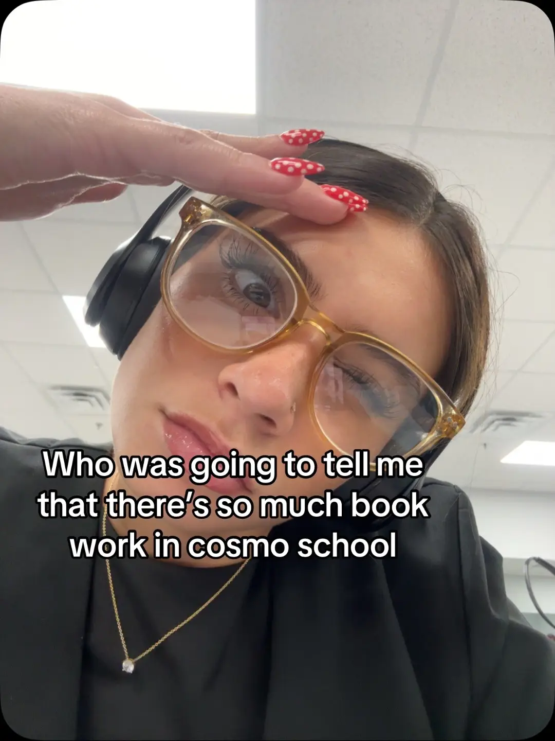 #fyp #cosmotology #cosmotologystudent #viral #tired 