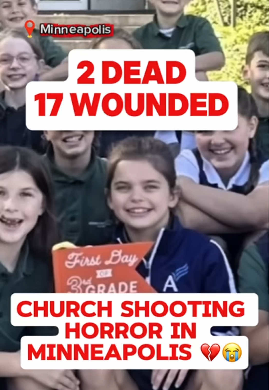 Minneapolis School Shooting | 2 Children Killed, 17 Injured…..        A tragic shooting unfolded on August 27, 2025, at Annunciation Catholic Church and School in Minneapolis, where gunfire erupted during morning Mass. The attack left two children dead and at least 17 others injured, sending shockwaves across the city and the nation. Authorities have identified the suspect as Robin Westman, a former student who carried multiple firearms and died at the scene. Heartbreaking eyewitness accounts describe children shielding one another as chaos spread through the church. Minneapolis Mayor Jacob Frey called the shooting “incomprehensible,” emphasizing the need for action and urging unity in the face of grief. Community leaders, parents, and parish members are mourning the young lives lost and demanding stronger protections for schools and places of worship. This video provides updates, official statements, and eyewitness details surrounding the Minneapolis shooting. Stay with us for ongoing coverage of this devastating event. 🙏 Please like, share, and subscribe for more global news and updates #fyp #fypシ゚viral #minneapolis #minnesota #SchoolShooting 