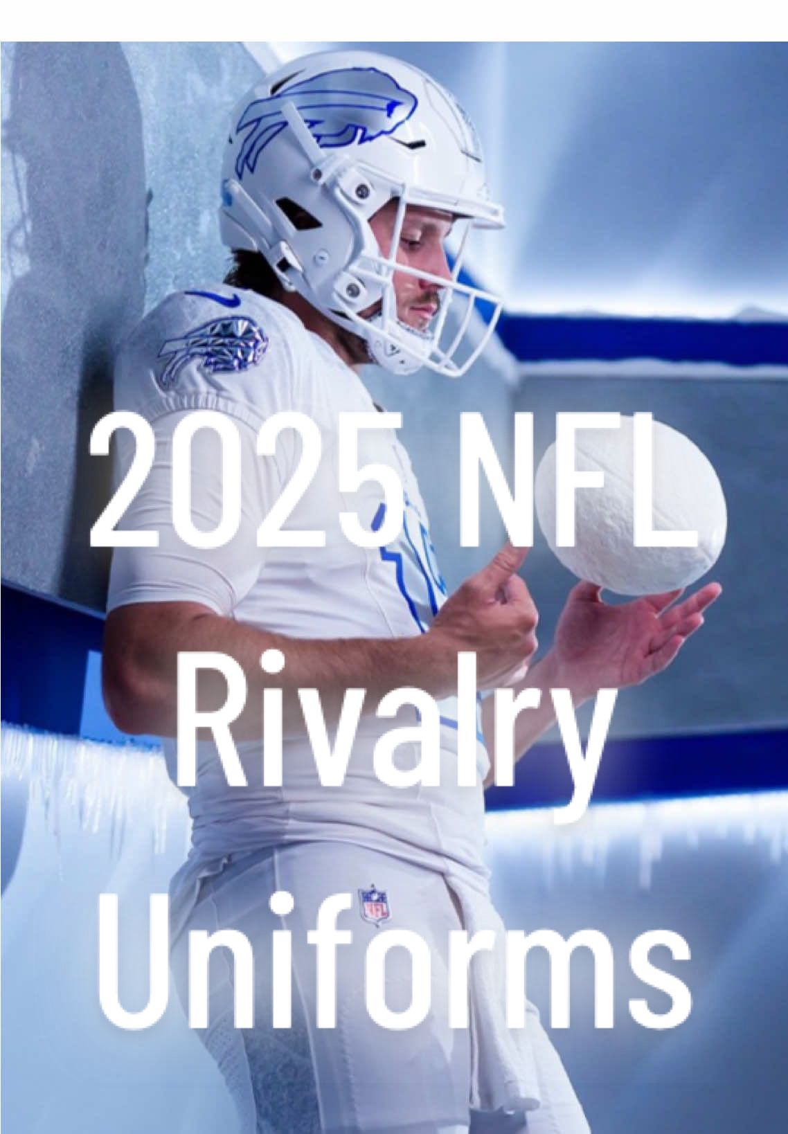 The 2025 NFL Rivalry Uniforms #nfl #hookedonhelmets #afc #nfc 