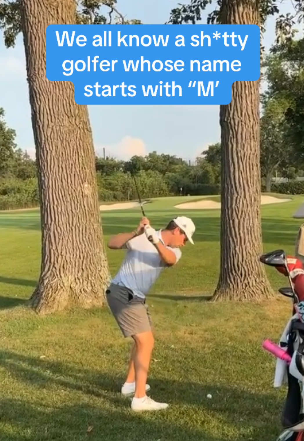 If you golf and your name starts with “M”, you should probably go to the range…😂⛳️ #golfswing #caddysplash #golf 