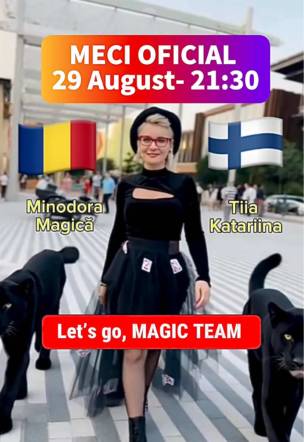 Meci oficial internațional România vs Finlanda! Let’s go Magic Team 🎩. #live #meci #tiktoklive #mecioficial #international 