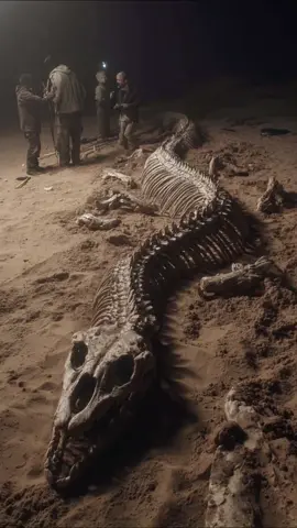 Archaeologists in the Sahara Desert have made a chilling discovery—an 80-foot Titanoboa serpent fossil unearthed beneath the shifting sands. This prehistoric monster was once the largest snake to ever exist, capable of swallowing crocodiles whole. Could there still be living descendants hidden deep in the desert or jungles today? 🐍🌍 #Titanoboa #Snake #Serpent #PrehistoricCreatures #Sahara #Desert #Shorts
