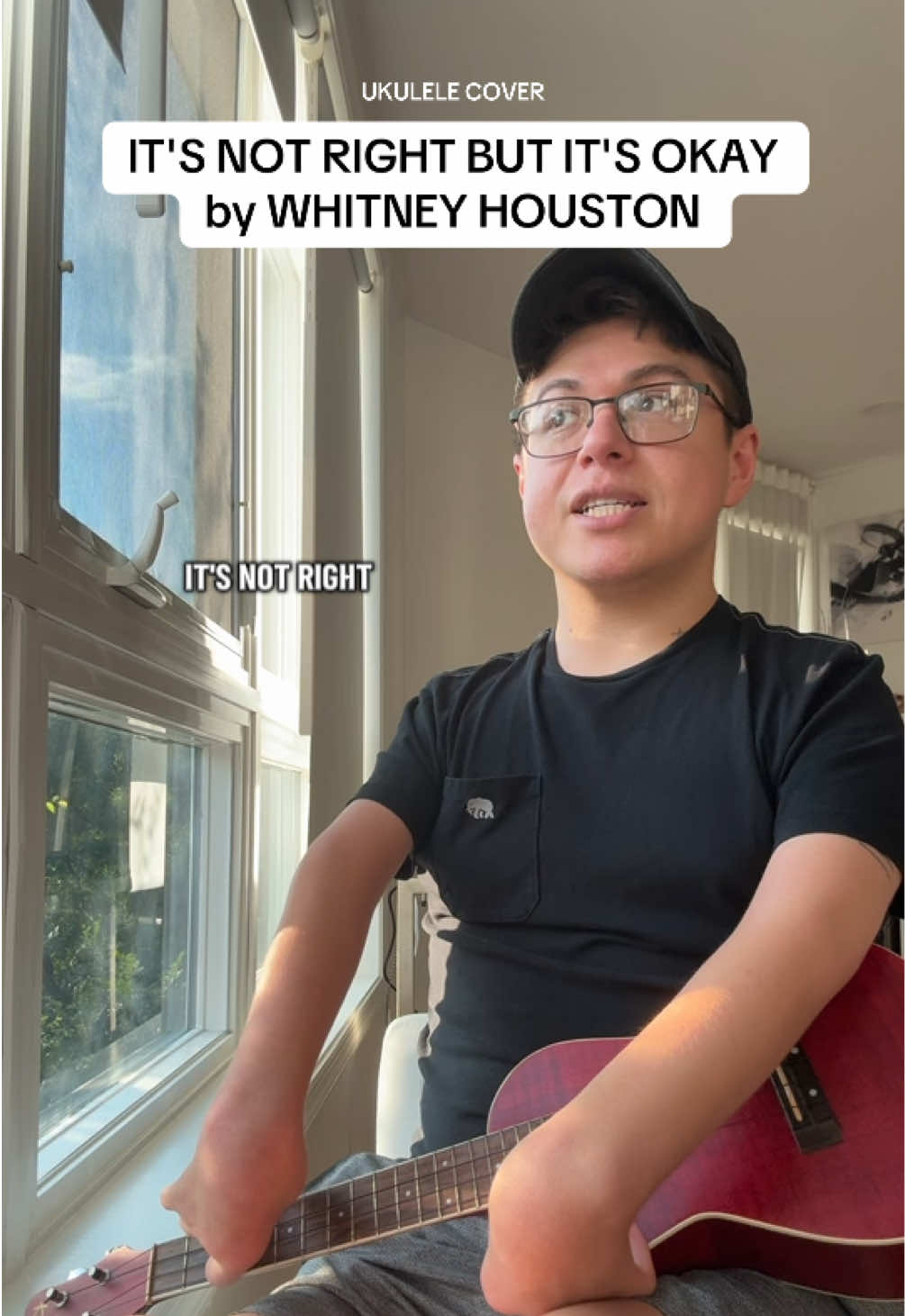 How I Play Ukulele with a Disability: It’s Not Right But It’s Okay (Whitney Houston Cover) #UkuleleCover #Disability #WhitneyHouston 