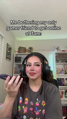 Peer pressuring your gamer friends to game all night with you >> #gamerfriends #gamergirls #gamerlife #onlinefriends #gamers 