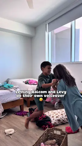 Letting Balcom and Levy do their own voice over of them cleaning their crusty dusty rusty room 