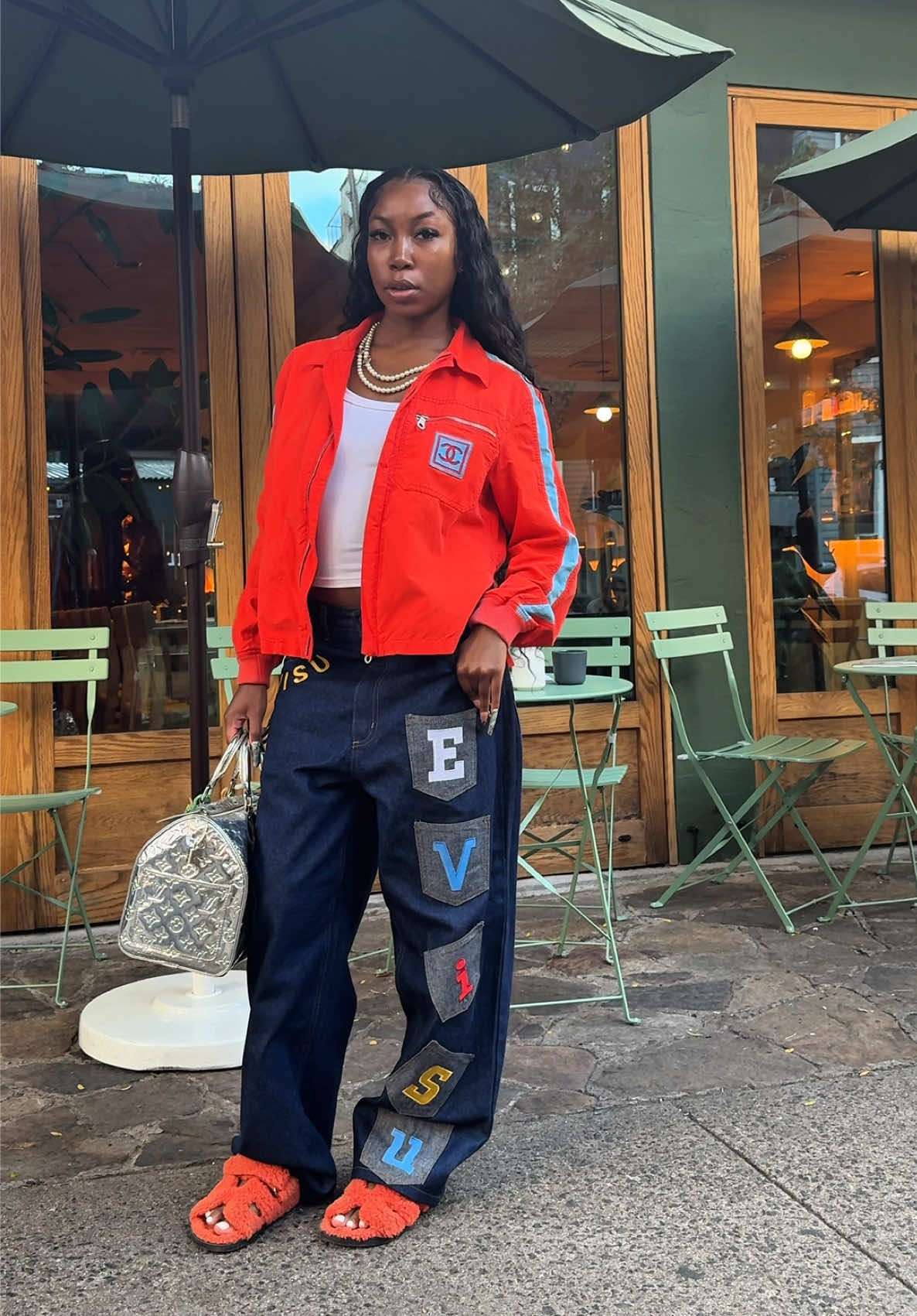 🧡  #OOTD #fashiontok #evisu 