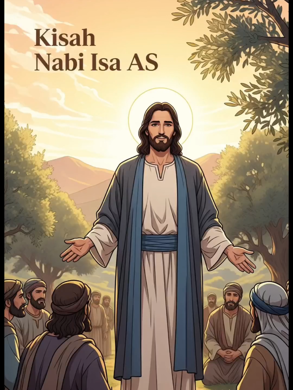 Kisah Nabi Isa AS #animation#sejarahislam#kisahislami#muslimtiktok#islamic_video 
