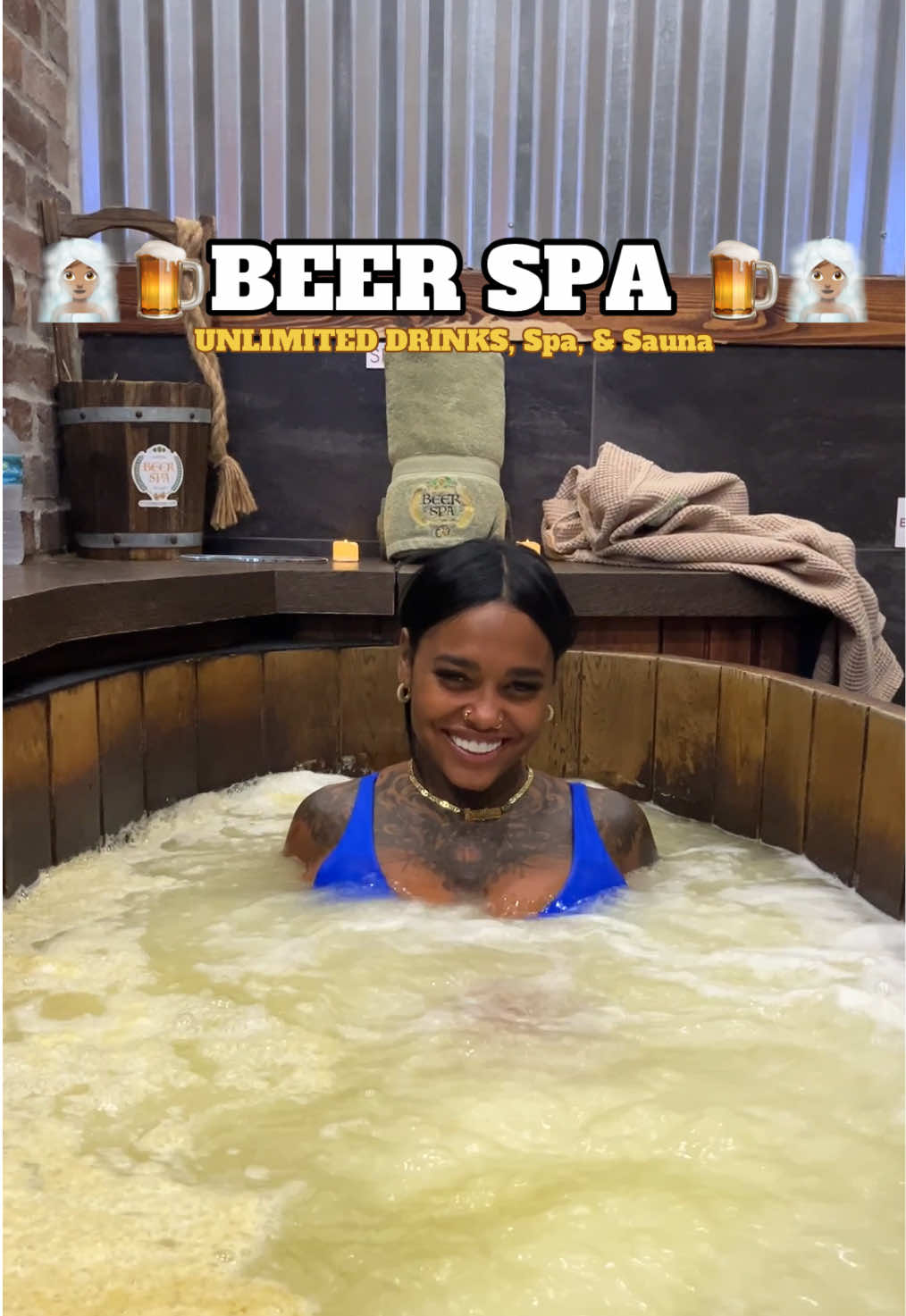 Fun things to do in FL: Beer Spa Orlando is bringing a little piece of Prague to Orlando 🍺 this is such a great activity to do as a date or even to hang out with friends 🍻 @MyBeerSpa #beerspa #orlandoflorida #thingstodoinorlando #bucketlist #foryourpage 