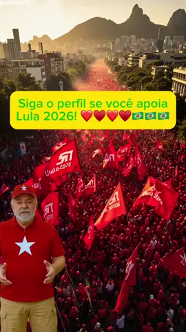 Siga o perfil se você apoia, Lula 2026!#lula #politica #13