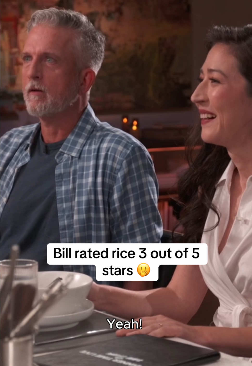 We knew #billsimmons was gonna choose pasta but only giving rice 3 stars?! We’re still a bit shaken!  #hottake #foodhottakes #rice 