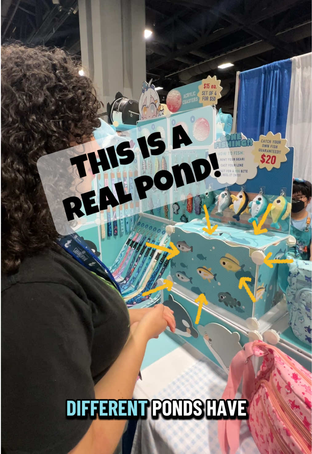 I went fishing @OtakonOfficial if anyone knows the name of the vendor please tag them!  Such a cute way to choose a keychain, if you know me, I’m super indecisive 😅 I was ready to leave with all of them. #thtquirkygirl #thtquirkygirltravels #otakon2025 #trinketbox #fishtok 