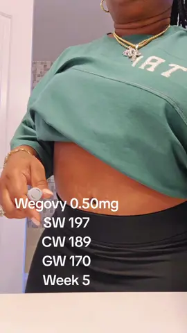 Week 5 Wegovy 0.5mg down lbs. #foryou #wegovy #semaglutide #foryoupage #newportnews 