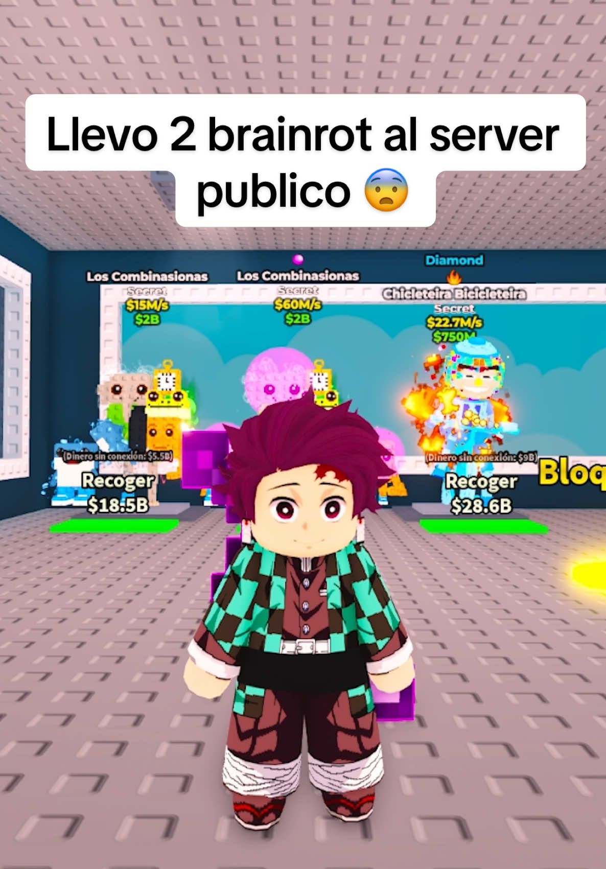Pongo 2 brainrots en server público… el que se lo robe primero gana 😱😂  #roblox #robloxfyp #tiktokgaming #robaunbrairont #stealabrainot 
