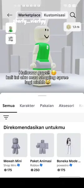 Shoping Spree 303 robux‼️ #shopingspree #roblox #fyp #tiktok #xyzbca 