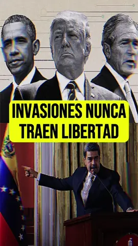 ¿De verdad alguien cree que una intervención de Estados Unidos salvaría a Venezuela? Basta mirar Libia, Irak o Afganistán para entender lo que significa la “libertad” made in USA: destrucción, caos y países que nunca se levantaron. #Venezuela #Intervencion #NoticiasVenezuela #Maduro #MariaCorina
