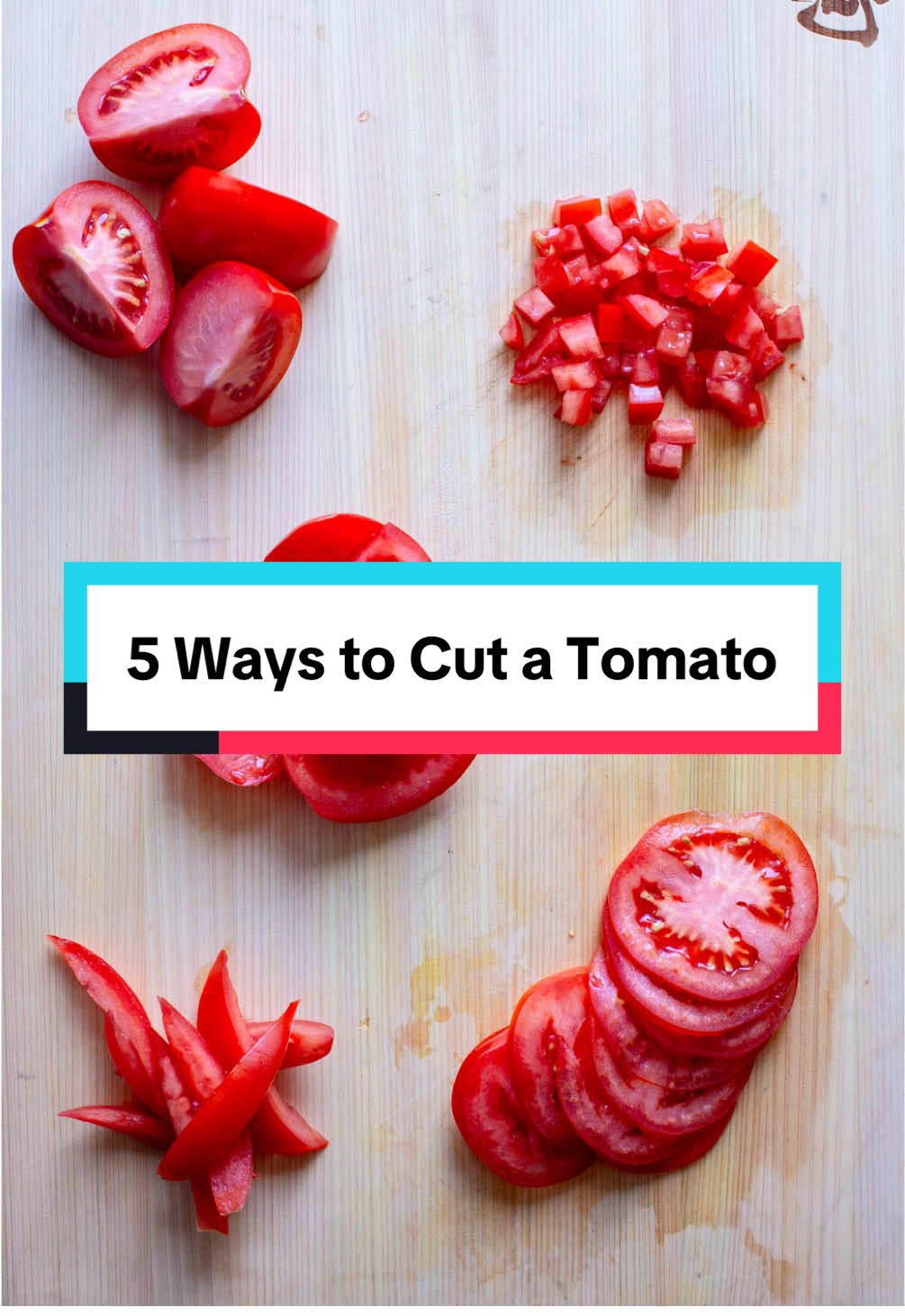 Your cutting board shouldn’t look like a crime scene. Your tomatoes deserve better. Stop hacking them into pulp with that butter knife masquerading as cutlery. One clean slice should reveal the beauty of peak-season fruit. Quartered, diced, batons, seedless, sliced—five simple techniques to upgrade every salad, sauce, and sandwich. But here’s the truth: technique is nothing without the right blade. My Shun Cutlery slicing knife makes every cut precise, clean, and effortless. Save this post, sharpen your skills, and elevate your tomato game. Which cut will you master first?