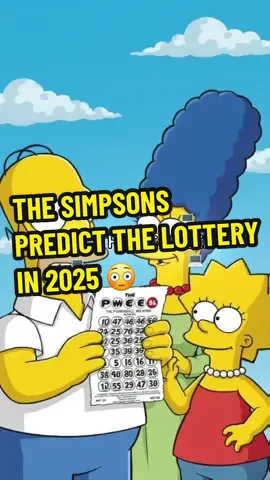 The Simpsons Predict The LOTTERY On August 29th! 😳😨😱 #simpsons #thesimpsons #simpson #lottery #fyp 