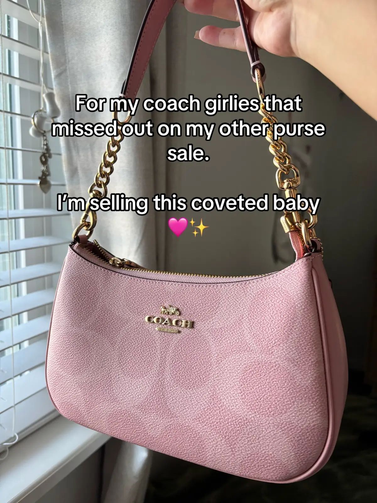 Selling this powder pink Terri 🤯🩷 #fyp #coachpurse #pursefinds #cutepurse #coachbag #coachoutlet 