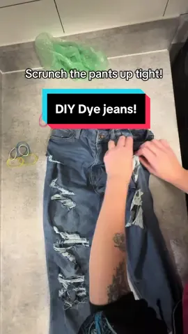 Transforming old clothes into new ones 💕a DIY guide, come back tomorrow for the results! #dyepants #creatorsearchinsights #sustainablefashion #diyfashion #fashiontutorial 