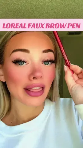 Brow pen so good… people will think you got them microbladed @loréal paris usa #BrowTok #FeatheredBrows #MakeupHack #FluffyBrowTrend #TikTokMadeMeBuyIt 