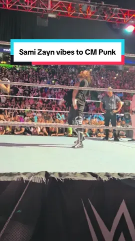 Sami Zayn rocks out to Cult of Personality Part 1 WWE Manchester #WWE #finnbalor #penta #samizayn #cmpunk