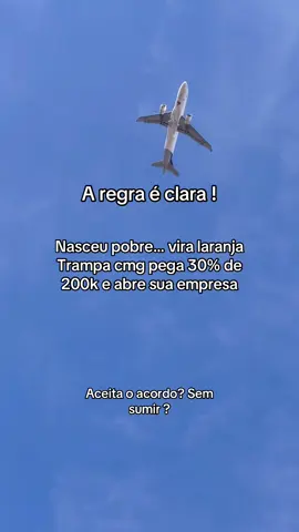 Aceita o acordo ? Sem sumir ?
