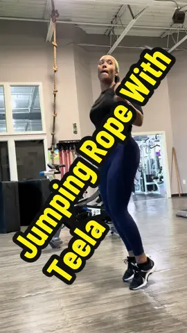 Jump rope with me. Join me in the jump rope challenge. #teelatok #workingoutwithteela #workoutessentials #jumpropechallenge #jumpingrope 
