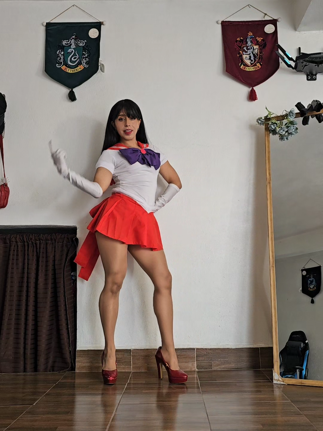 Sailor Mars 🔥 #cosplayer #diadelcosplay #sailormoon #sailormars #sailormarscosplay 