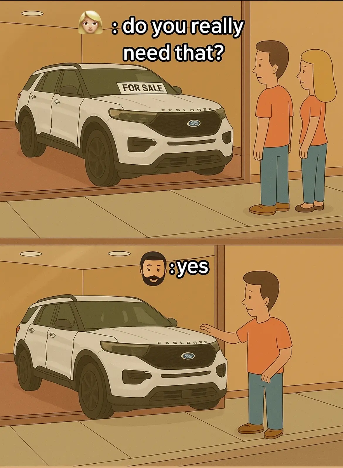 I had to, I’m proud of this one #explorerst #ford #cartok 