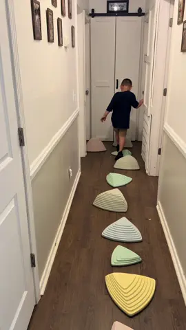 Our kids LOVE these stepping stones!! Such good quality and can hold a lot! #steppingstones #fyp #sensory #sensoryseeker 