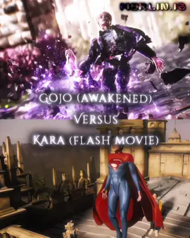Gojo vs Kara | #jjk #gojousatoru #dcu #karazorel #fyp 