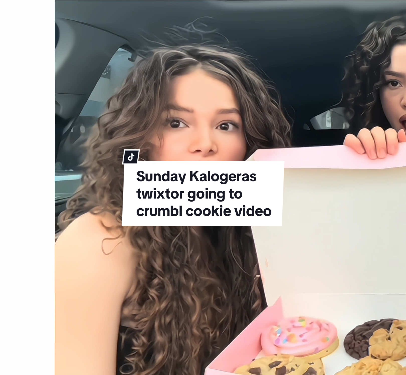 SUNDAY KALOGERAS ᥫ᭡ | Sunday Kalogeras twixtor going to crumbl cookie video ! #sundaykalogeras #demitrakalogeras #elianakalogeras #scenepackedit #clipsforedits 
