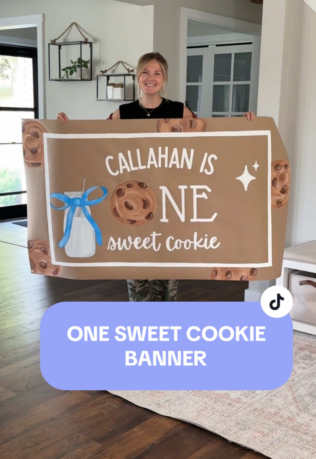 Phew 😮‍💨  #bannerartist#handpaintedbanner#kraftbanner#birthdaybanner#firstbirthdayideas