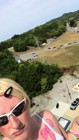 literally on top of the world (or 109ft at an 80 degree angle)