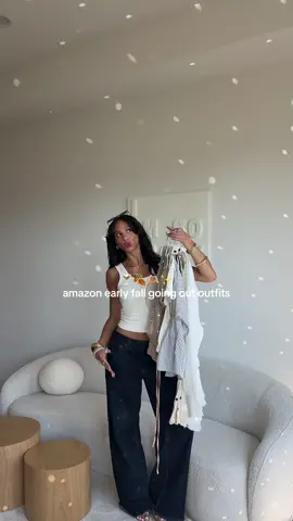 early fall favs 🍂 all on my amzn sf! #amazonfallfinds #amazonfallfavorites #goingoutoutfit #goingouttops #earlyfalloutfit 