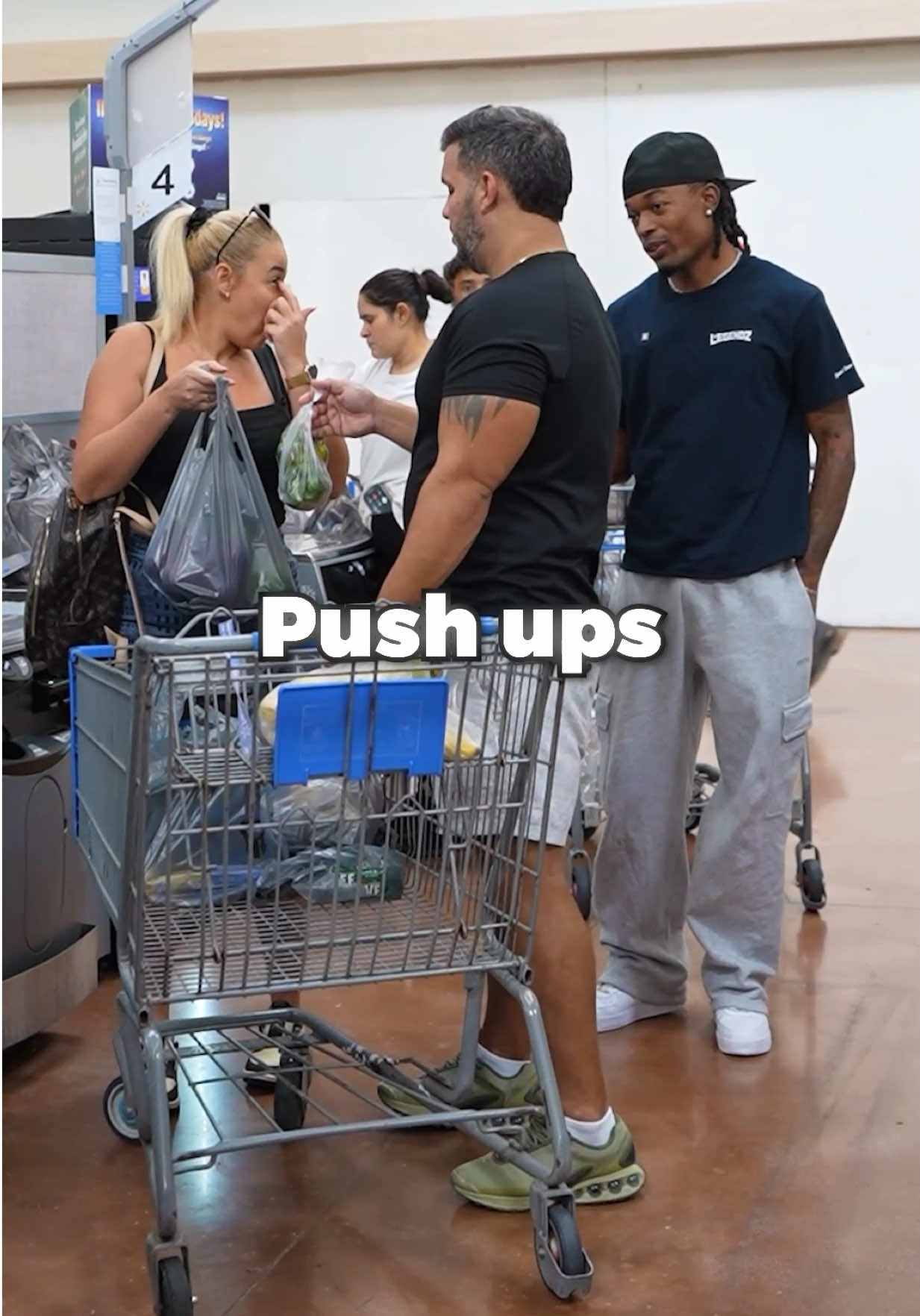 Do 10 push-ups, I’ll pay for your groceries!