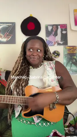 🍼🐥 baby bottle pop face ahh lol #sabrinacarpenter #manchild #electricukulele #cover 