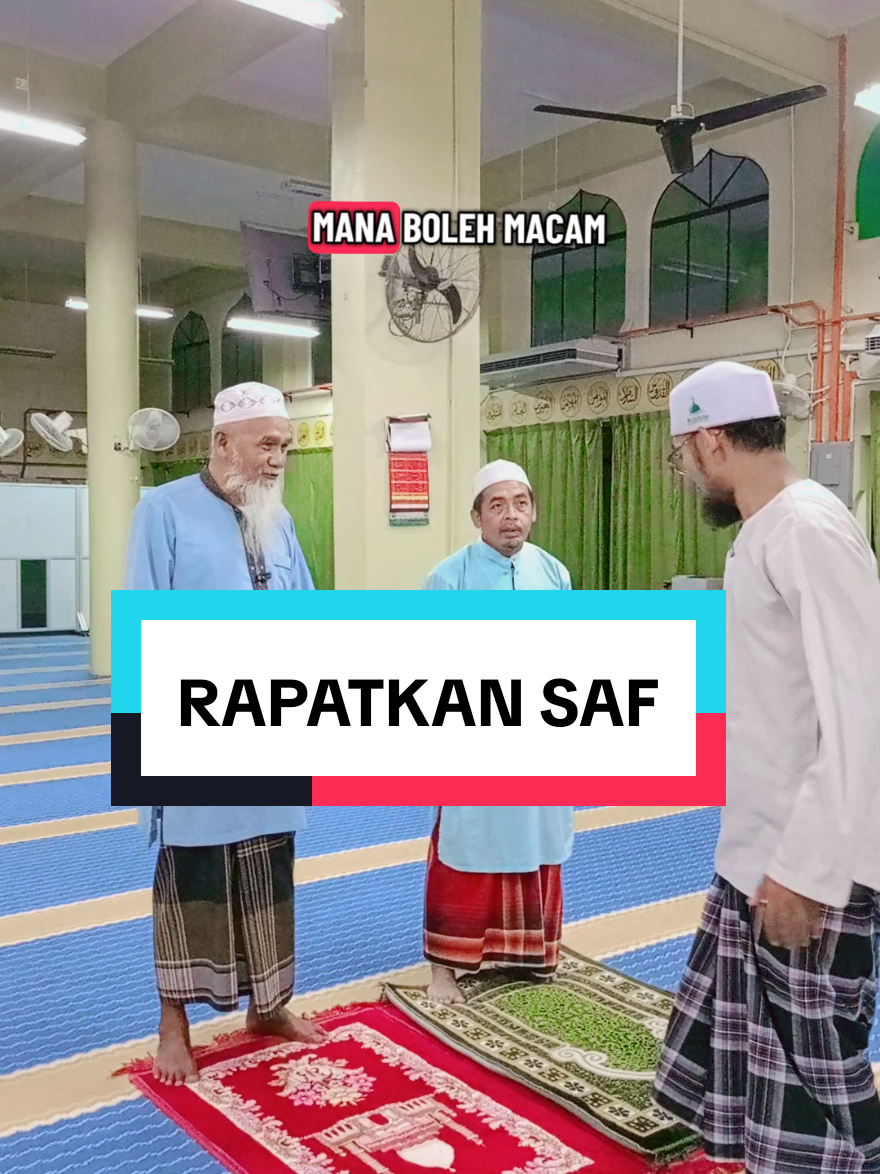 SOLAT KENA RAPATKAN SAF  #fyp #masjidlakota 