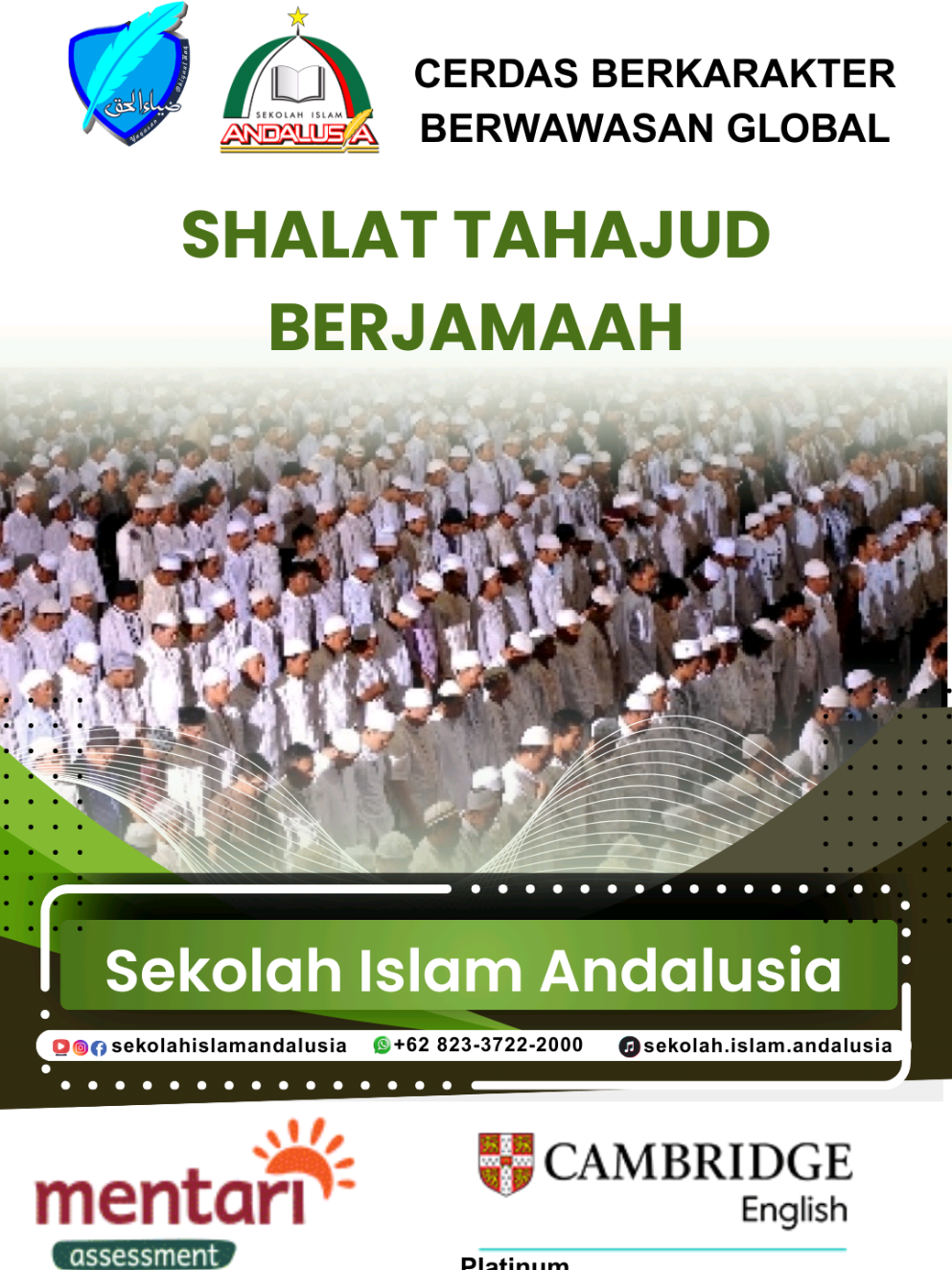 Shalat Tahajud English Month and Camp #sekolahislamandalusia #andalusiaboardingschool #SMAIslamandalusia #SMPITandalusia #SDIslamandalusia 