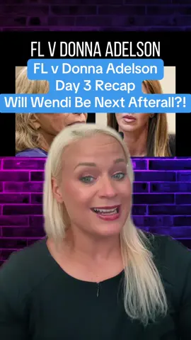 FL v Donna Adelson Trial. Day 3 recap. Is Wendi looking more culpable than Momma Donna? There were some audible gasps and shocking testimony on day out of the Ex’s - Jeff Lacasse and convicted middle woman Katie… Things are really starting to heat up! What do you think?! #Court #Trial #CriminalDefenseLawyer #TrueCrime #DonnaAdelson