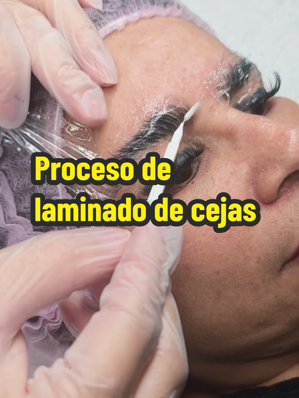Proceso Laminación de cejas en cypresss /Katy 77433 #lamination #laminationbrows #cejas 