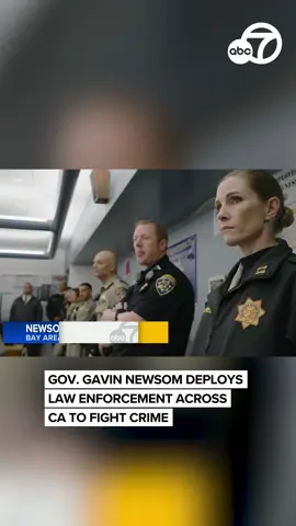 California Gov. Gavin Newsom will deploy law enforcement -- including highway patrol officers -- across California to fight crime. San Francisco and Oakland are among Bay Area cities included in the plan. Thursday's announcement comes about two weeks after Pres. Donald Trump said he could deploy the National Guard to help curb crime. #newsom #gavinnewsom #ca #crime #highwaypatrol #chp #bayarea #oakland #sf #la #fy #foryoupage #news 