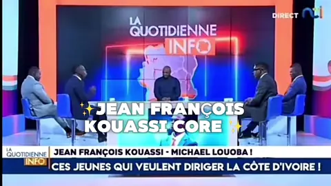 BAW 💥 : JEAN FRANÇOIS KOUASSI CORE 🤣🤣 Notre président malmené sur un plateau Donnez vos avis en commentaire … #viraltiktok #prt #tiktokcotedivoire🇨🇮 #fypシ゚ #jeanfrançoiskouassi 