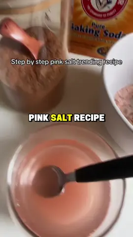 This is the pink salt trick 😍 This natural recipe is my favorite and I just shared the step by step method in my profile description 